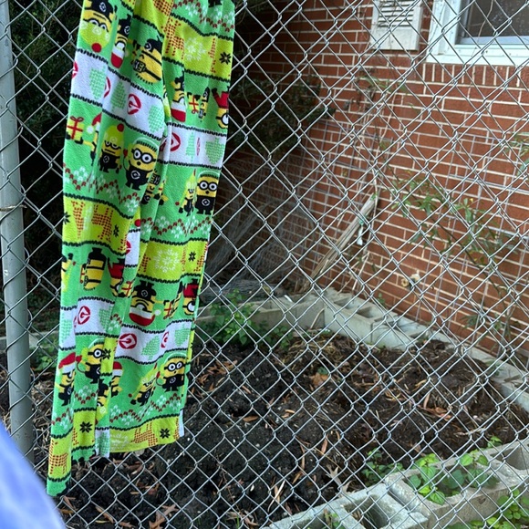 Despicable Me Minions Fleece Elastic Waist Pajama Pants PJs Bottoms Green Boys M - Picture 8 of 16